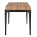 Noir Furniture - Memphis Desk in Dark Walnut and Black - GDES208DW - GreatFurnitureDeal
