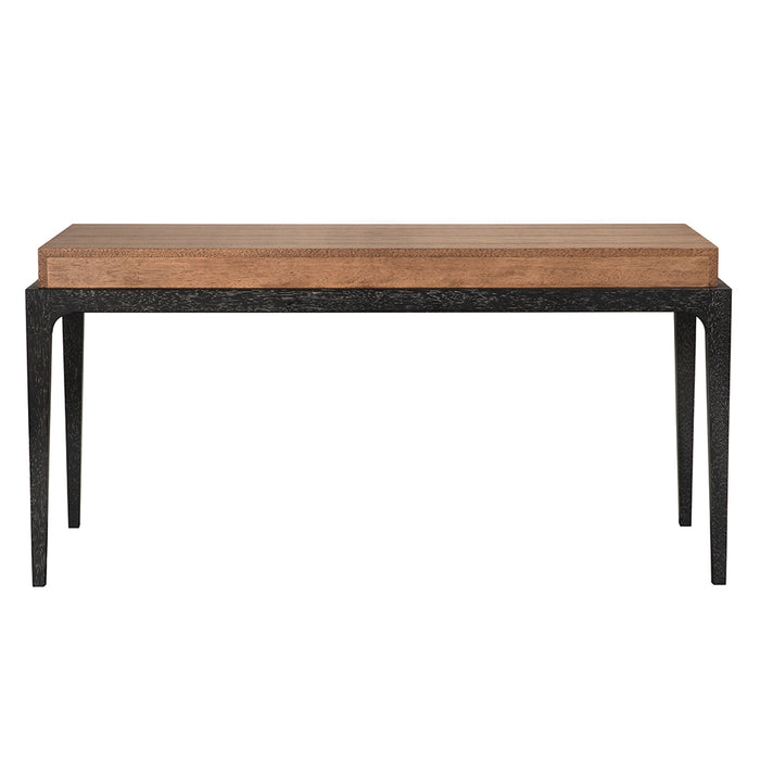 Noir Furniture - Memphis Desk in Dark Walnut and Black - GDES208DW - GreatFurnitureDeal