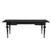 Noir Furniture - Kingsley Partner Desk in Hand Rubbed Black - GDES210HB - GreatFurnitureDeal
