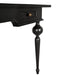 Noir Furniture - Kingsley Partner Desk in Hand Rubbed Black - GDES210HB - GreatFurnitureDeal