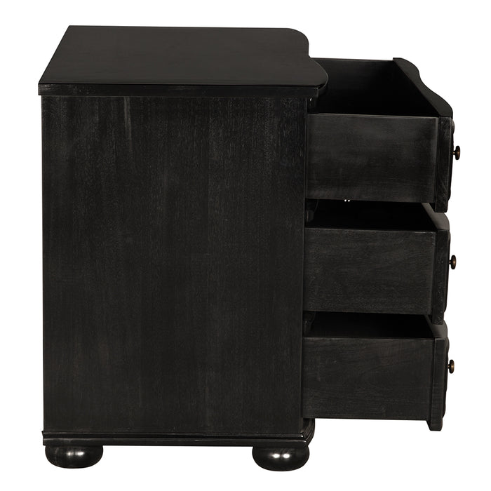 Noir Furniture - Lauren Dresser in Hand Rubbed Black - GDRE169HB - GreatFurnitureDeal