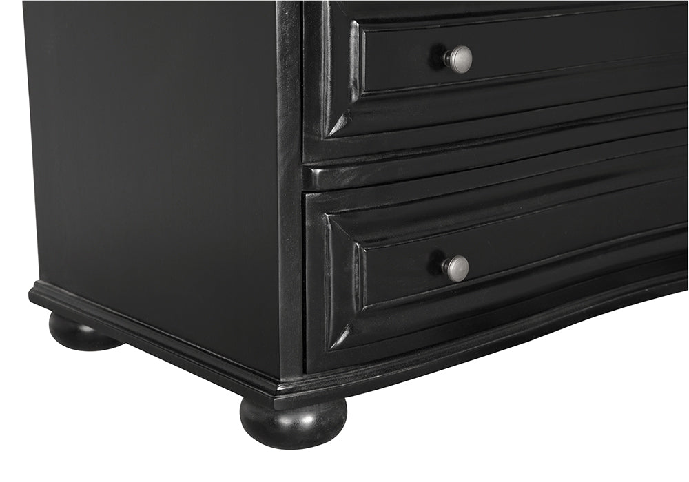 Noir Furniture - Lauren Dresser in Hand Rubbed Black - GDRE169HB - GreatFurnitureDeal