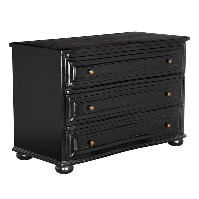 Noir Furniture - Lauren Dresser in Hand Rubbed Black - GDRE169HB - GreatFurnitureDeal