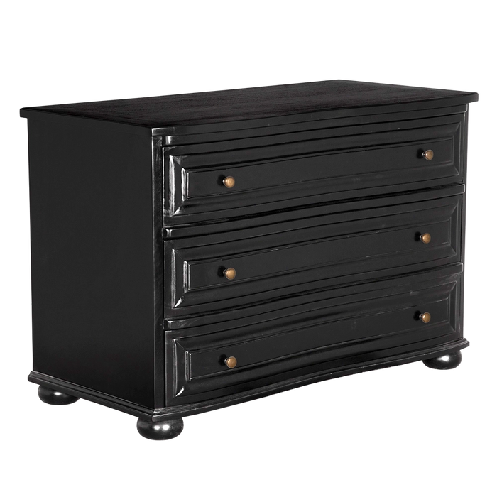 Noir Furniture - Lauren Dresser in Hand Rubbed Black - GDRE169HB - GreatFurnitureDeal