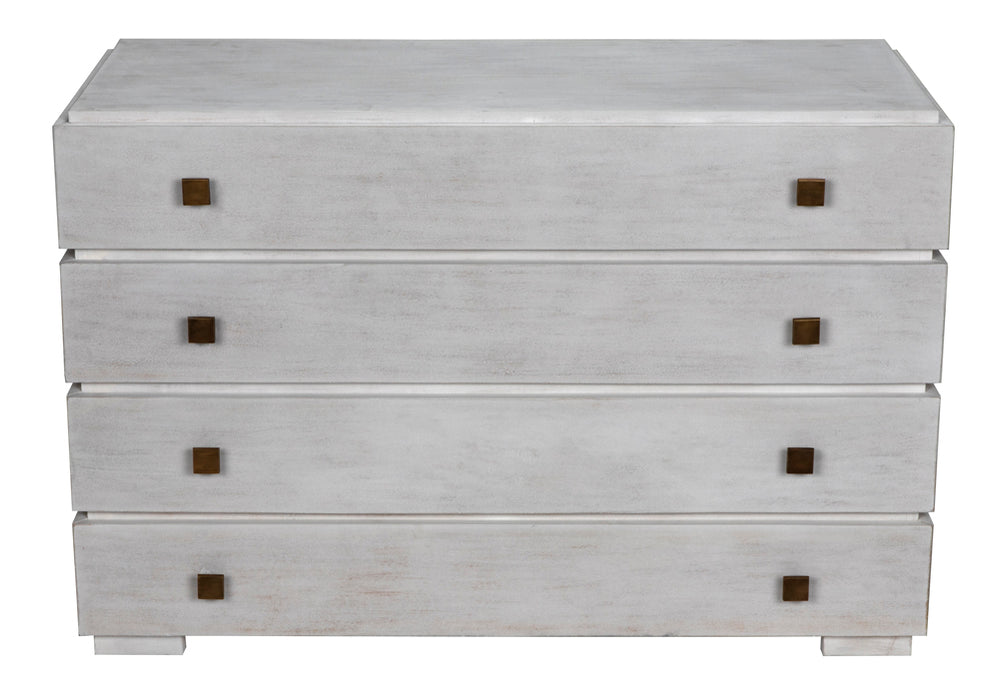 Noir Furniture - Hofman Dresser in White Wash - GDRE175WH - GreatFurnitureDeal