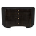 Noir Furniture - Irene Dresser in Black with Light Brown - GDRE188HB - GreatFurnitureDeal
