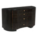 Noir Furniture - Irene Dresser, HB w/Light Brown Trim - GDRE188HB - GreatFurnitureDeal