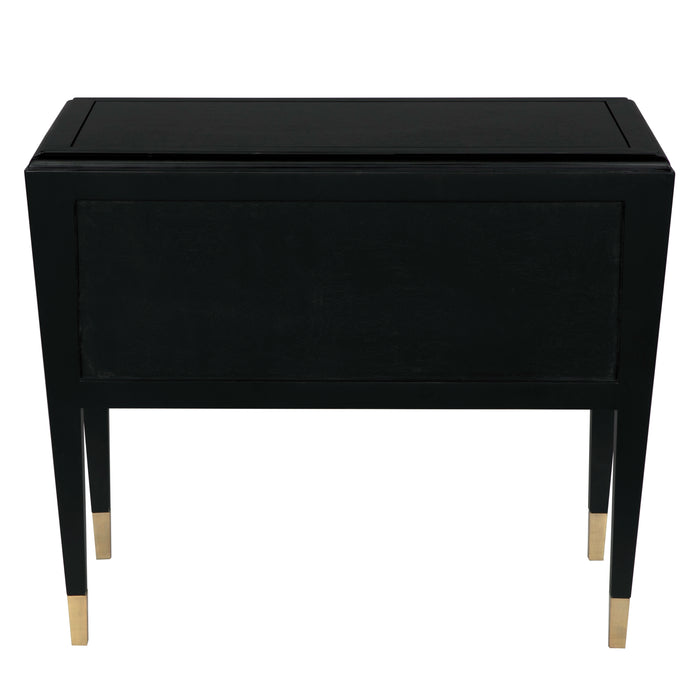 Noir Furniture - Grant Sideboard, Black - GDRE207B