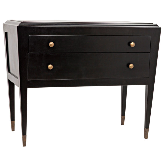 Noir Furniture - Grant Dresser, Charcoal Finish - GDRE207CH