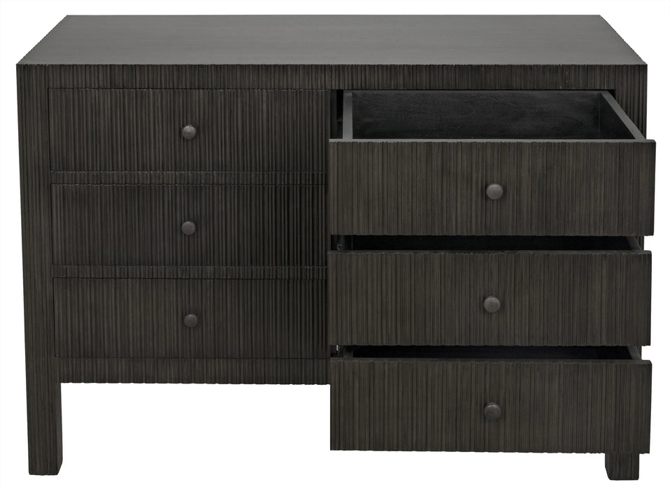 NOIR Furniture - Conrad 6 Drawer Dresser, Pale - GDRE221P - GreatFurnitureDeal