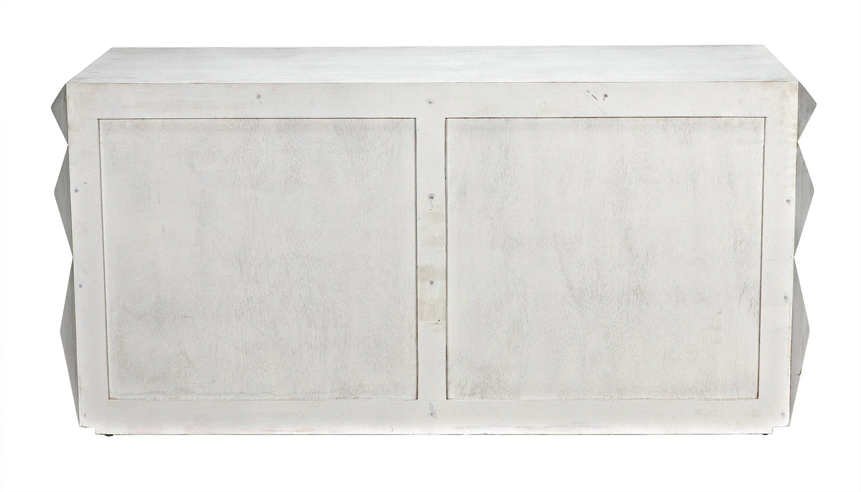 NOIR Furniture - Allegra Dresser, White Wash - GDRE248WH - GreatFurnitureDeal