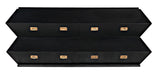 Noir Furniture - Vico Dresser in Hand Rubbed Black - GDRE250HB - GreatFurnitureDeal