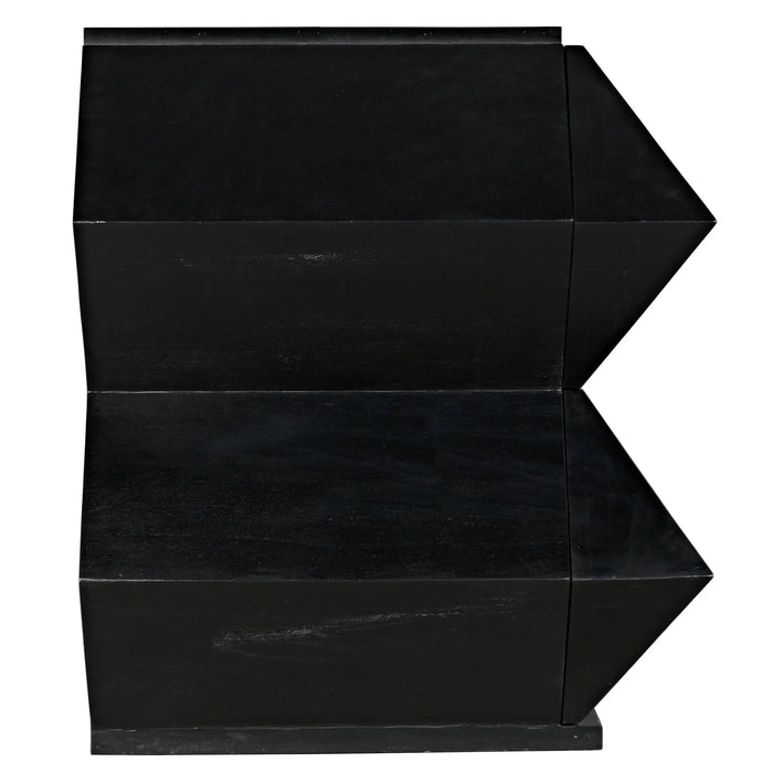 NOIR Furniture - Vico Dresser in Hand Rubbed Black - GDRE250HB