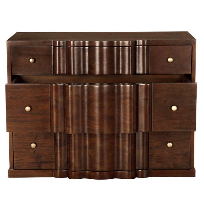 Noir Furniture - Kiss Dresser in Hand Rubbed Brown - GDRE253HBR - GreatFurnitureDeal