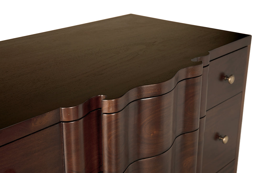 Noir Furniture - Kiss Dresser in Hand Rubbed Brown - GDRE253HBR - GreatFurnitureDeal