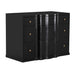 Noir Furniture - Kiss Dresser in Hand Rubbed Black - GDRE253HB - GreatFurnitureDeal