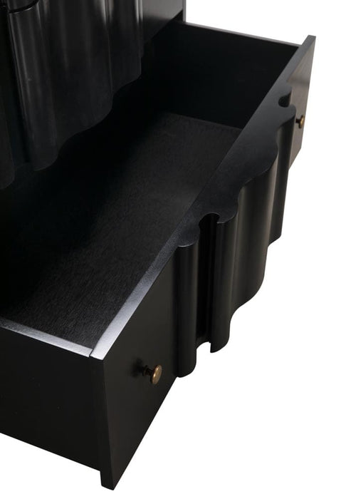 Noir Furniture - Kiss Dresser in Hand Rubbed Black - GDRE253HB - GreatFurnitureDeal