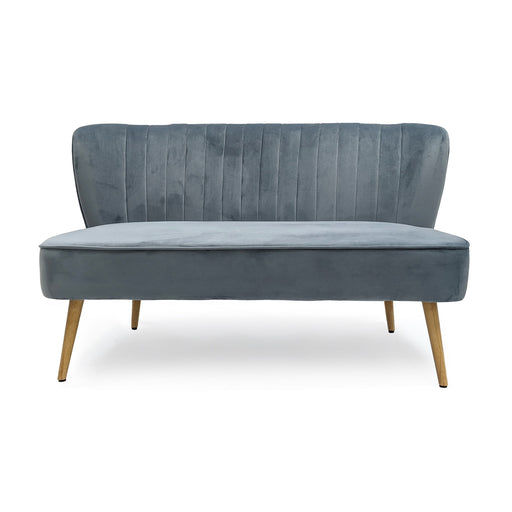 Zentique - Blue Velvet Bench - GH009-VB - GreatFurnitureDeal