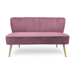 Zentique - Pink Velvet Bench - GH009-VP - GreatFurnitureDeal