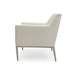 Zentique - White Velvet Arm Chair - GH011-VW - GreatFurnitureDeal