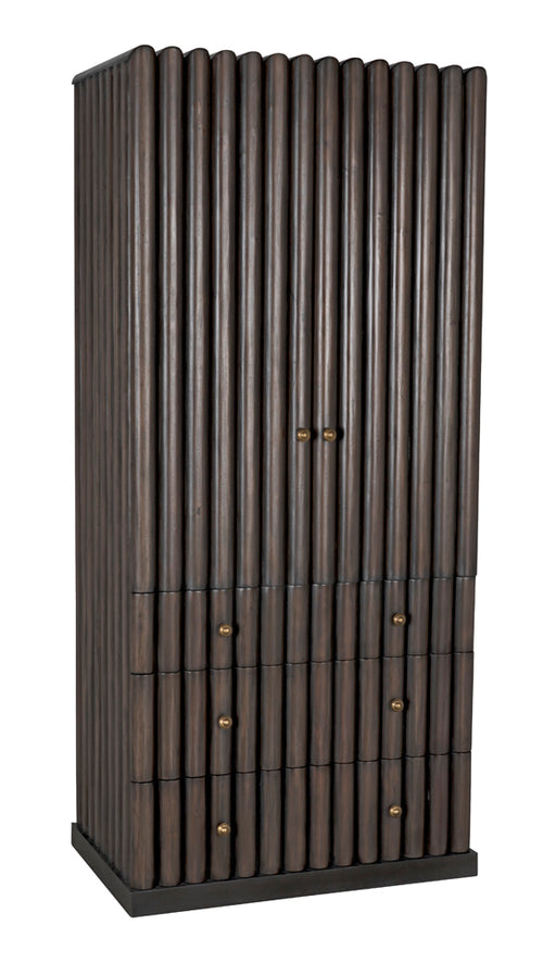 Noir Furniture - Amunet Hutch in Pale Rubbed with Light Brown - GHUT150PR - GreatFurnitureDeal