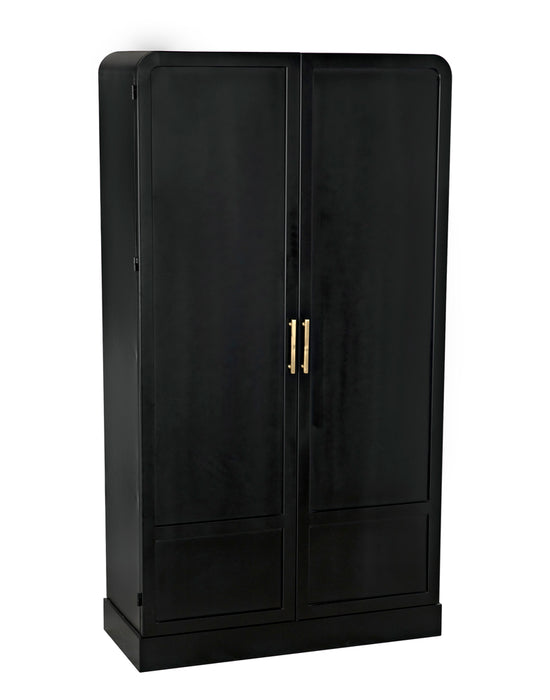 Noir Furniture - Tresor Hutch in Matte Black - GHUT152MTB - GreatFurnitureDeal