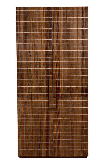 Noir Furniture - Clash Hutch in Walnut - GHUT153 - GreatFurnitureDeal