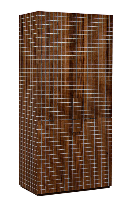 Noir Furniture - Clash Hutch in Walnut - GHUT153 - GreatFurnitureDeal