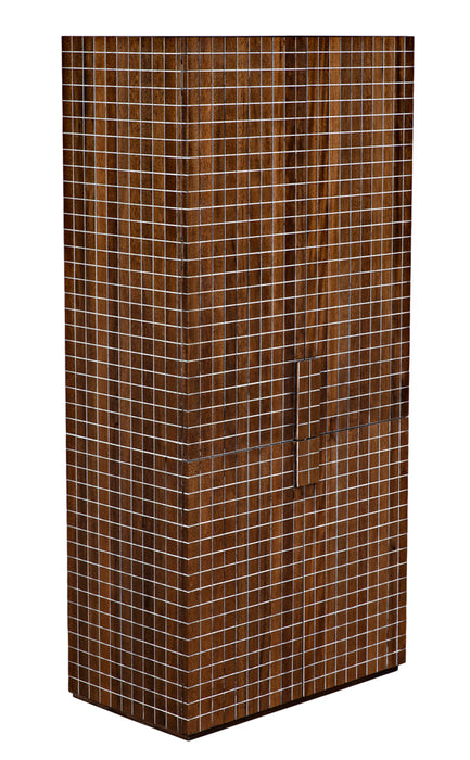 Noir Furniture - Clash Hutch in Walnut - GHUT153 - GreatFurnitureDeal