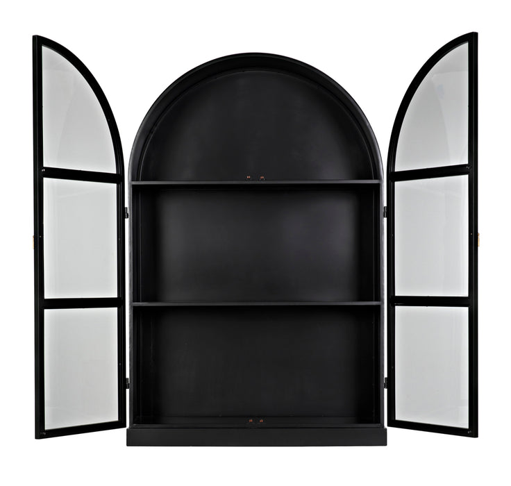 Noir Furniture - Yoke Hutch in Matte Black - GHUT154MTB - GreatFurnitureDeal