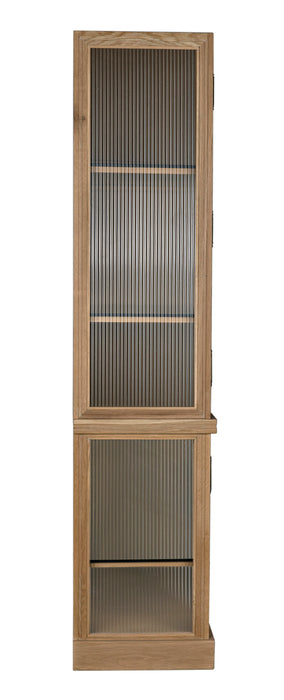 Noir Furniture - Wellington Hutch in Clear Flat - GHUT161WO - GreatFurnitureDeal