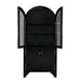 Noir Furniture - Haring Hutch in Hand Rubbed Black - GHUT162HB - GreatFurnitureDeal