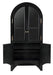 Noir Furniture - Haring Hutch in Hand Rubbed Black - GHUT162HB - GreatFurnitureDeal