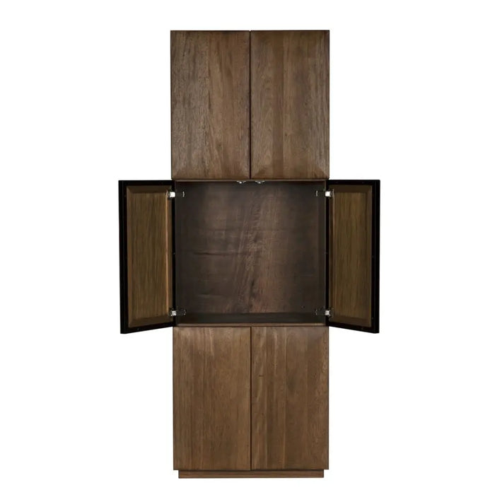 Noir Furniture - Lucas Hutch in Dark Walnut - GHUT164DW - GreatFurnitureDeal