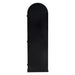 Noir Furniture - New Tyrol Hutch, Left in Matte Black - GHUT166MTB-L - GreatFurnitureDeal