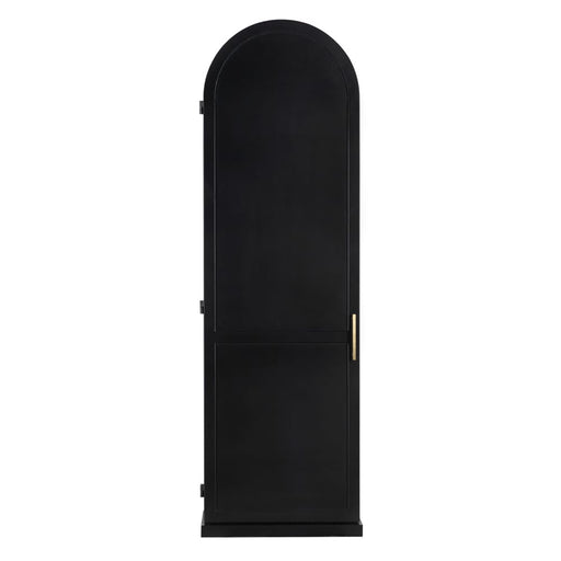 Noir Furniture - New Tyrol Hutch, Right in Matte Black - GHUT166MTB-R - GreatFurnitureDeal