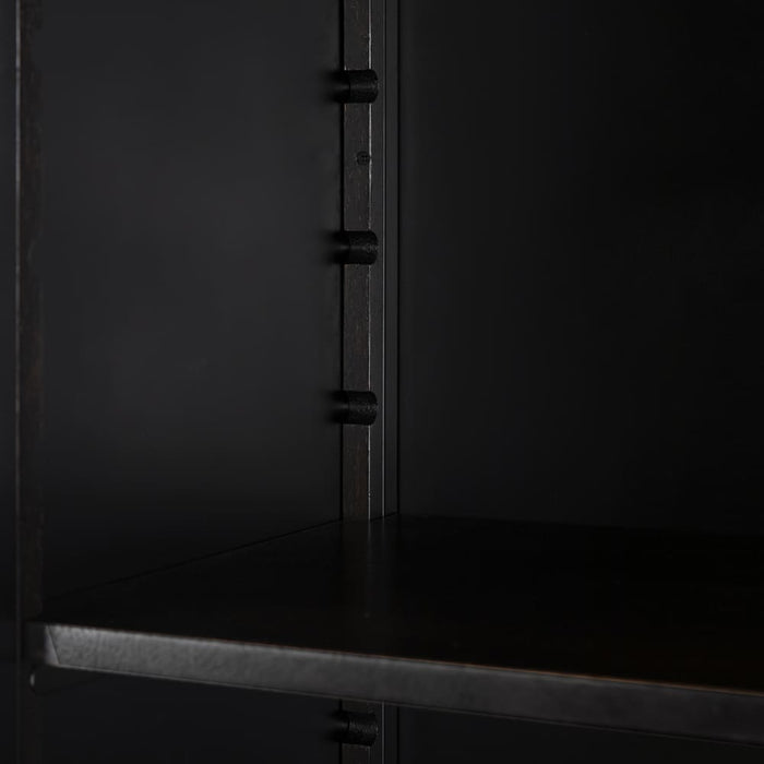 Noir Furniture - New Tyrol Hutch, Right in Matte Black - GHUT166MTB-R - GreatFurnitureDeal