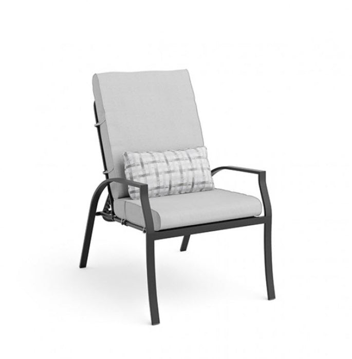 Furniture of America - Palma Adjustable Chairs 6/CTN in Black/Gray - GM-2023-6PK - GreatFurnitureDeal