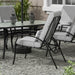 Furniture of America - Palma Adjustable Chairs 6/CTN in Black/Gray - GM-2023-6PK - GreatFurnitureDeal