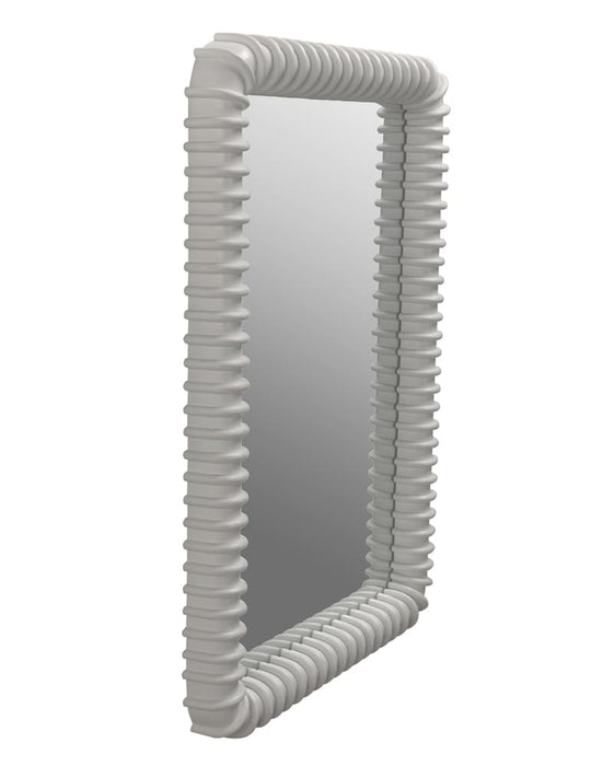 Noir Furniture - Toshi Mirror in Solid White - GMIR148SW - GreatFurnitureDeal