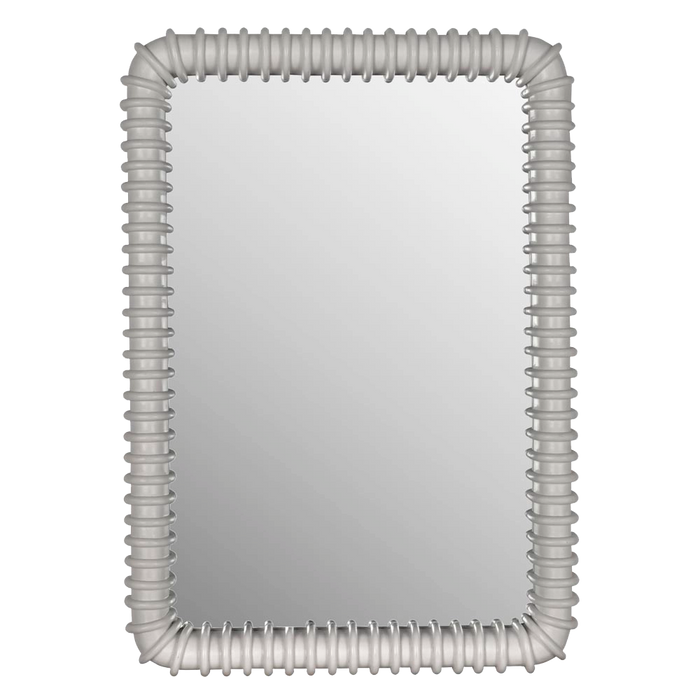 Noir Furniture - Toshi Mirror in Solid White - GMIR148SW - GreatFurnitureDeal