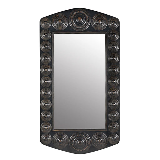 Noir Furniture - Nanna Mirror in Hand Rubbed Black - GMIR172HB - GreatFurnitureDeal