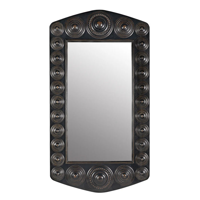 Noir Furniture - Nanna Mirror in Hand Rubbed Black - GMIR172HB - GreatFurnitureDeal