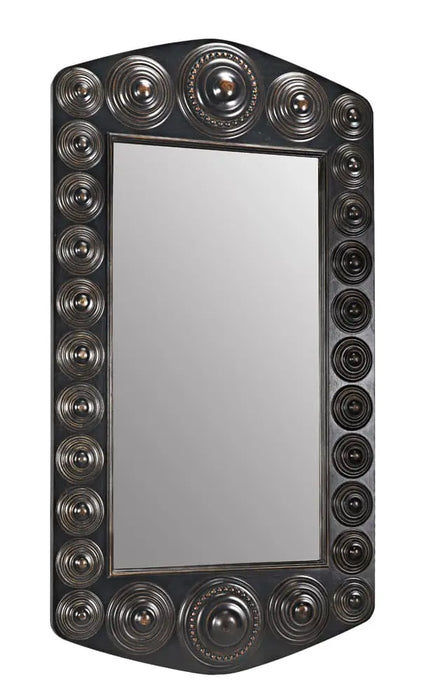 Noir Furniture - Nanna Mirror in Hand Rubbed Black - GMIR172HB - GreatFurnitureDeal