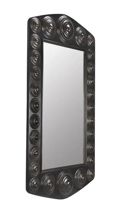 Noir Furniture - Nanna Mirror in Hand Rubbed Black - GMIR172HB - GreatFurnitureDeal
