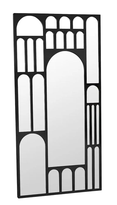 Noir Furniture - Doorway Mirror in Matte Black - GMIR173MTB - GreatFurnitureDeal