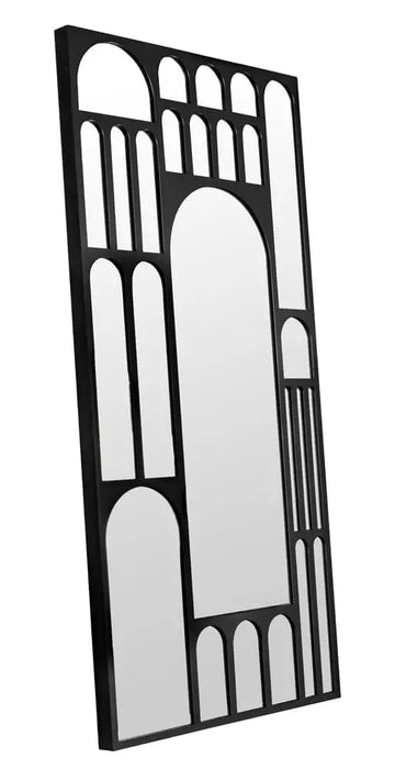 Noir Furniture - Doorway Mirror in Matte Black - GMIR173MTB - GreatFurnitureDeal