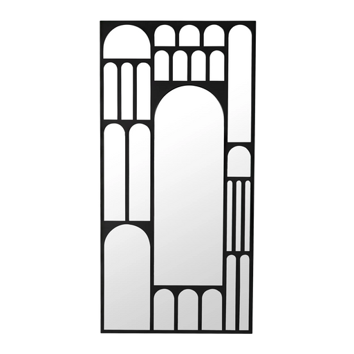 Noir Furniture - Doorway Mirror in Matte Black - GMIR173MTB - GreatFurnitureDeal