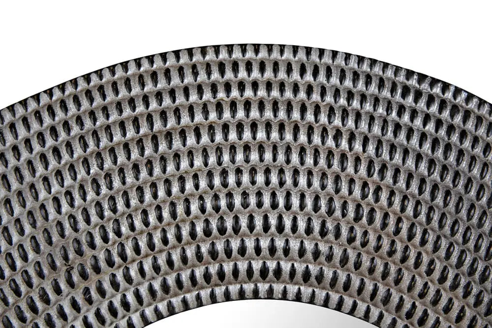 Noir Furniture - Coco Mirror in Ebony Walnut and White - GMIR176 - GreatFurnitureDeal