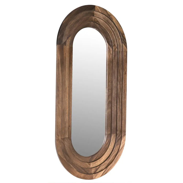 Noir Furniture - New Fuss Mirror in Dark Walnut - GMIR180DW-A - GreatFurnitureDeal